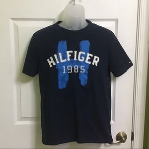 Tommy Hilfiger Men’s Short Sleeve Navy T-Shirt Med